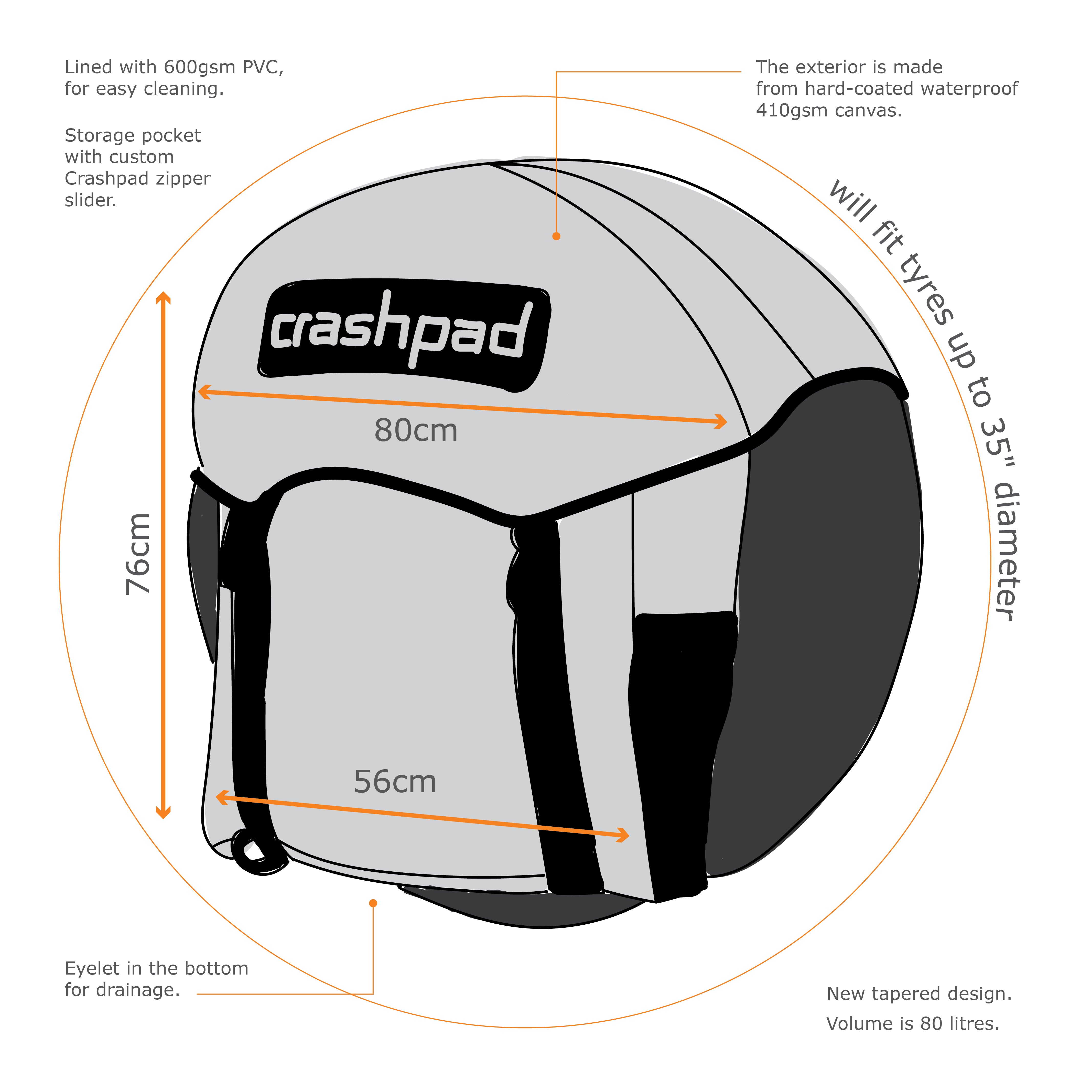 Wheel Bag: Storm V2 - Australian Made