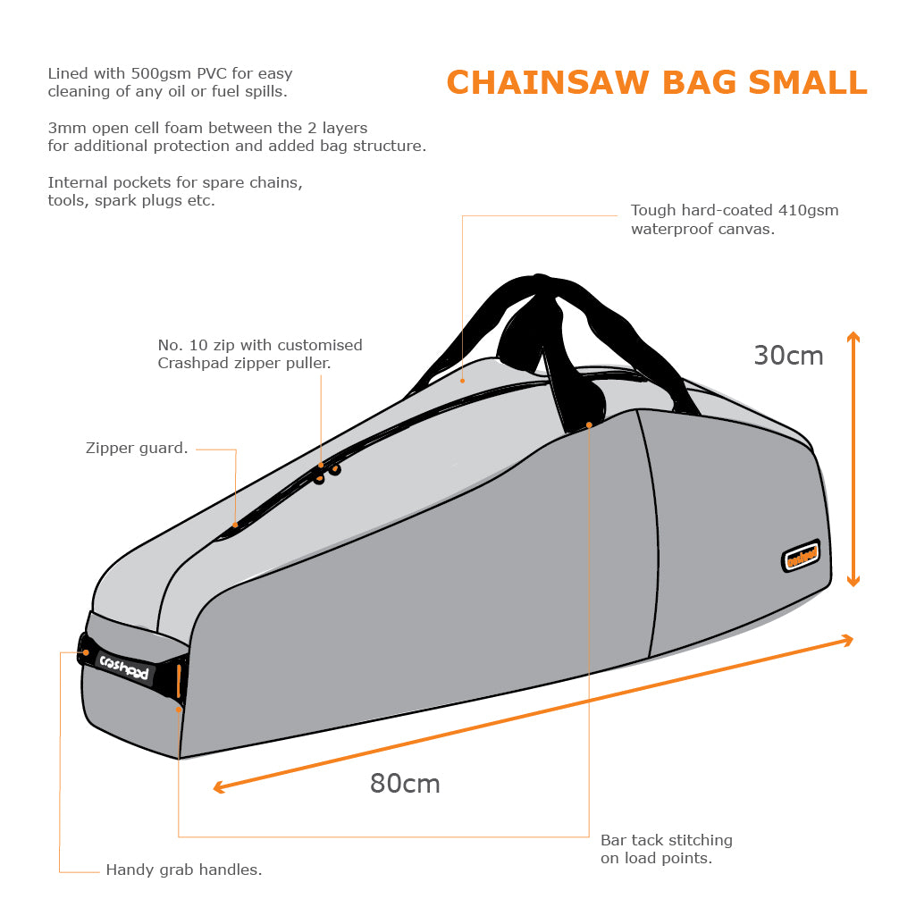 Chainsaw Bag - Orange Blast