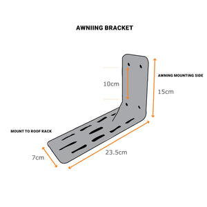 Crash Cover 270 Freestanding Awning - LHS